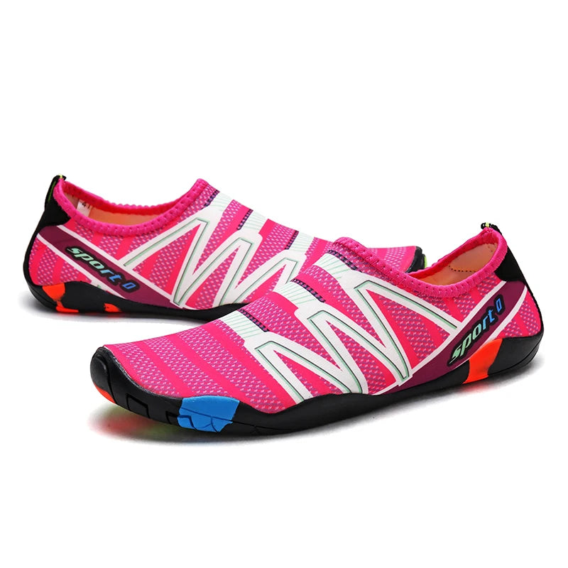 Aqua-schoenen, sneldrogende strand- en waterschoenen, unisex zwem-aquaslippers, barefoot-surfschoenen, Upstream-sneakers, lichte zomersokken voor buiten