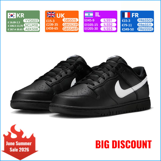 Nike Unisexe Semelle plate en caoutchouc Classique Polyvalente Résistante NIKE DUNK LOW IO7606-010