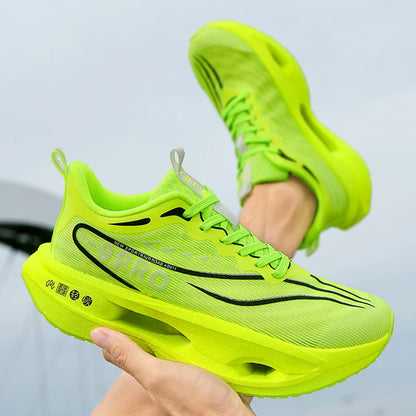 Baskets de marathon respirantes pour hommes - Chaussures de basket-ball tendance - Chaussures de marche pour homme - Baskets décontractées pour femme - Légères