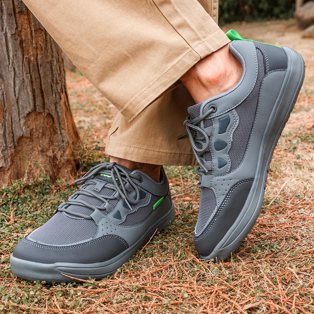 Oiaano Scarpe unisex a punta larga, stile barefoot, da uomo e da donna, sneakers per il tempo libero, in rete, traspiranti, comode, leggere, sportive, da passeggio, da corsa e da trekking