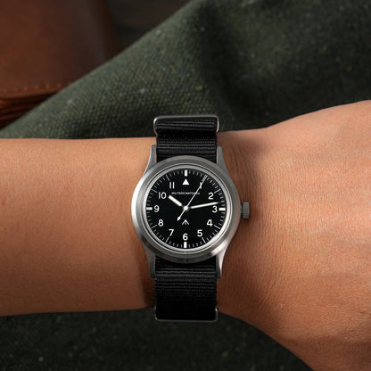 Militado New Ml14 Quartz Watches Man VH31 Sweep Movement K1 Or Sapphire 100M Waterproof Luminous 36Mm Vintage Military Watches