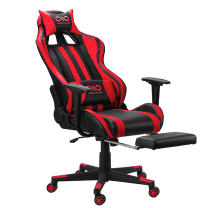 Chaise de bureau en cuir Joylive, chaise de jeu WCG, chaise ergonomique pour ordinateur, pivotante, inclinable, pour salle de jeu