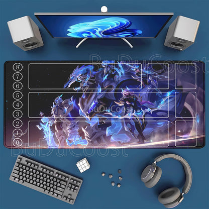 HD-tulostettu leikkimatto League of Mouse Pad Legends Riftbound -sarja TCG LOL-kortti 600x350 mm toimisto Ommellut reunat Lautapeli Pöytämatto