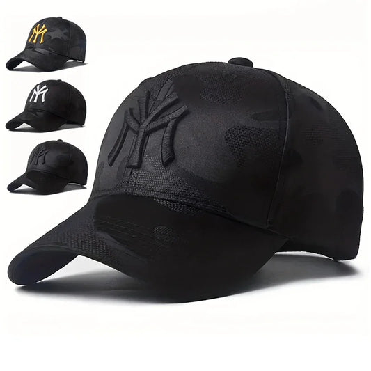 Unisex Letter Embroidery Camouflage Baseball Caps Spring and Autumn Outdoor Adjustable Casual Hats Sunscreen Hat Sports Golf Cap