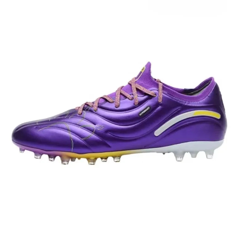 Kelme High-End Football Shoes Short Nail Anti-Slip Football Boots Artificial Grass Cushioning Training MG Football Shoes