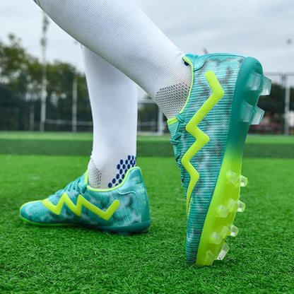 Chaussures de football pour hommes, antidérapantes, résistantes à l'usure, pour entraînement sur gazon, chaussures de football pour jeunes, chaussures de football légères pour homme