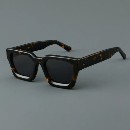 Luxury Acetate Frame Sun Glasses Rectangle Polarized Sunglasses Fashion Design High Quality UV400 Outdoors Eyewear Men Women