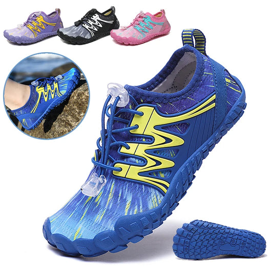 Zwemschoenen voor kinderen, sneldrogende strandschoenen, aquaschoenen voor jongens en meisjes, sportschoenen om op blote voeten te dragen, waadschoenen, sneakers, duikschoenen, visschoenen, surfsandalen