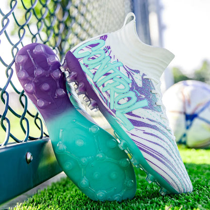 Nouveaux hommes bottes de Football crampons baskets haut de gamme chaussures de Football de haute qualité antidérapant Futsal herbe Match intérieur vente chaude FG/TF