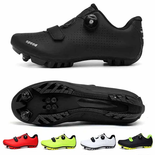 Baskets de cyclisme Chaussures VTT respirantes pour hommes et femmes Chaussures de trail et de VTT Chaussures de cyclisme sportives Chaussures de vélo de route Chaussures de cyclisme pour pédales SPD