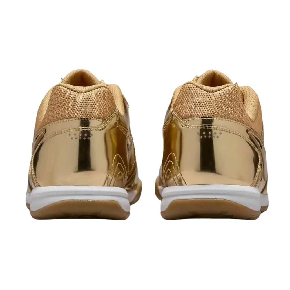 Nike Gato Series LV8 Soft, Slip-Resistant, Durable, Versatile Soccer Shoes Gold Unisex IB3566700