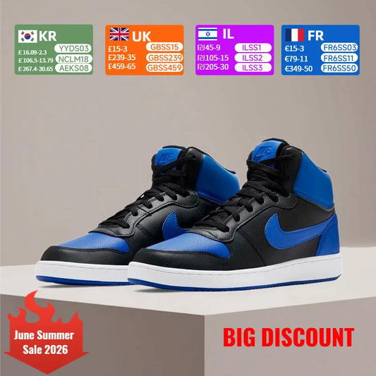 „Nike Ebernon“ žemi klasikiniai, patogūs, neslystantys, amortizuojantys, patvarūs kasdieniniai unisex riedlentininkų bateliai AQ1773-001