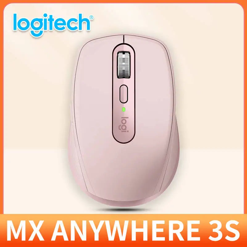 Official Flagship Logitech MX Anywhere 3S Wireless Mouse, Light Sound Bluetooth Laptop, Desktop Computer M750 Series