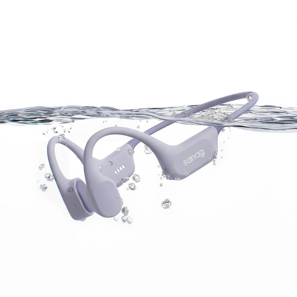 Sanag B77S IPX8 écouteurs de natation Conduction osseuse Bluetooth casque Flash-vente 64GB mémoire lecteur MP3 casque sans fil