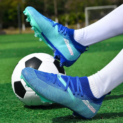 New Men Football Boots Professional Soccer Shoes Cleats Futsal Women Unisex Ultralight Hot Sale High-quality TF/FG Sneakers