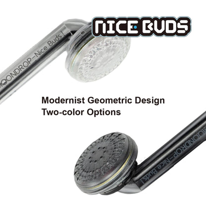 MOONDROP NICE BUDS Earphone 15.4mm Large Dynamic Driver Flat-headed Earbuds