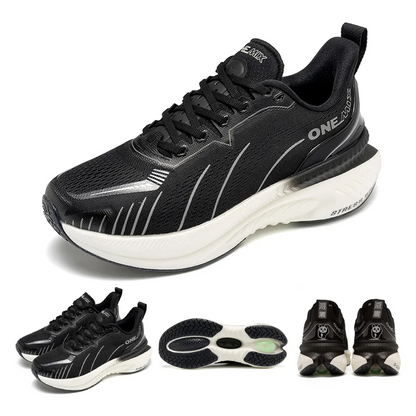 ONEMIX Nuove scarpe da corsa ammortizzate da uomo, adatte a corridori esperti, con lacci, sportive, da donna, antiscivolo, da esterno, da atletica, sneakers da uomo
