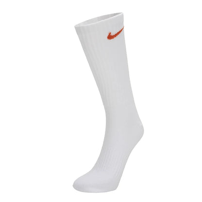 Nike (Nike) Men's and Women's Socks, Breathable, Sweat-Absorbent Sports Socks, Basketball Socks, Fashionable and Versatile Casual Socks (3 Pairs) Sx7676-902