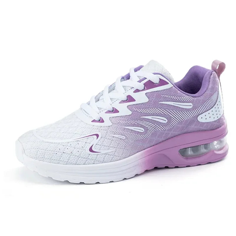 Sneaker Women Walking Shoes Womens Fashion Air Cushion Mesh   Breathable Tennis Sport Shoes
