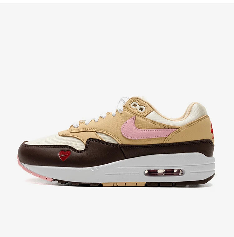 Nike Official Authentic Air Max 1 87 Women's Minimalist Sporty Casual Sneakers FZ4346-200
