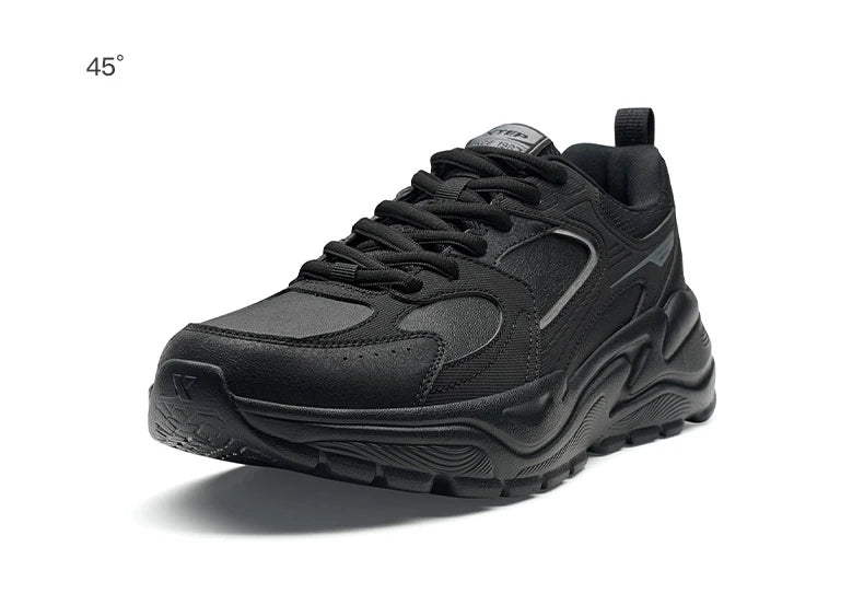 Xtep Men's Casual Shoes Winter Street Style Cushion Lightweight Wear-Resistant Breathable Walking Sneakers 875419320005