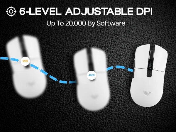 AULA SC590 PRO Wireless Gaming Mouse, Tri-Mode Bluetooth, 2.4GHz & Wired Gaming Mouse, 20000 DPI PAW3311 Sensor, 1000Hz Polling Rate RGB Gaming Mouse