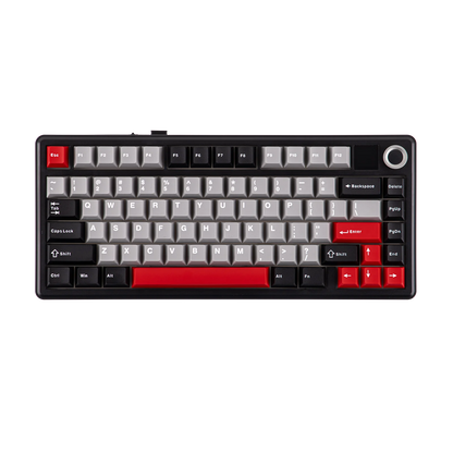 EPOMAKER X AULA F75 MAX Tastiera meccanica compatta 75% con layout ANSI, connessione cablata/Bluetooth/wireless 2.4GHz, schermo TFT e manopola