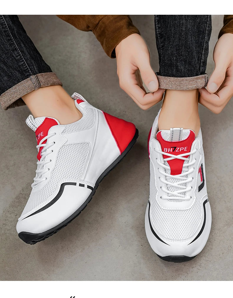 Brand protection 2026 new men's lightweight non-slip breathable wear-resistant running sports fashion versatile casual shoes