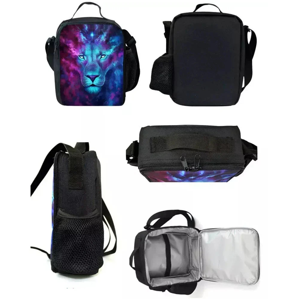 Beliebte Fortnite-Kinder-Isoliertasche mit großem Fassungsvermögen für Jungen und Mädchen, wiederverwendbare Thermo-Kühltasche für Schüler und Outdoor-Lunchbox