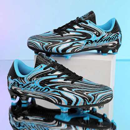 Nouvelles chaussures de football pour hommes et enfants, crampons ultralégers antidérapants pour terrain en gazon, chaussures de football professionnelles pour adultes, chaussures d'entraînement pour garçons, livraison di
