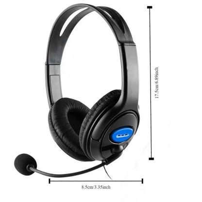 Casque de jeu filaire avec microphone, isolation du bruit, casque musical supra-auriculaire, stéréo, basses profondes, écouteurs pour joueurs, ordinateur portable, PC