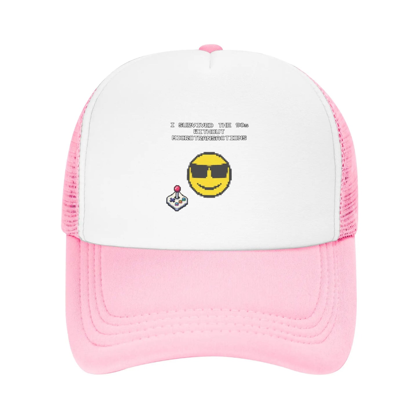 Fashion I Survived The 90s Without Microtransactions Funny Gaming Meme  Mesh baseball cap  Gorra Brand Cap
