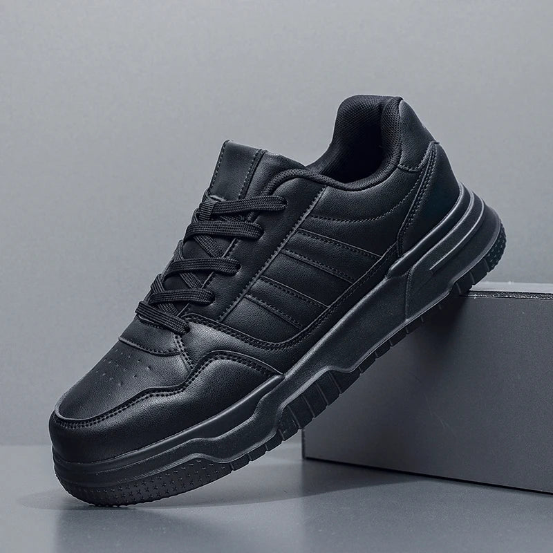 Baskets en cuir pour hommes, chaussures de sport décontractées, plates, de Skateboard, grande taille 50 51 52, offre spéciale pour livraison directe