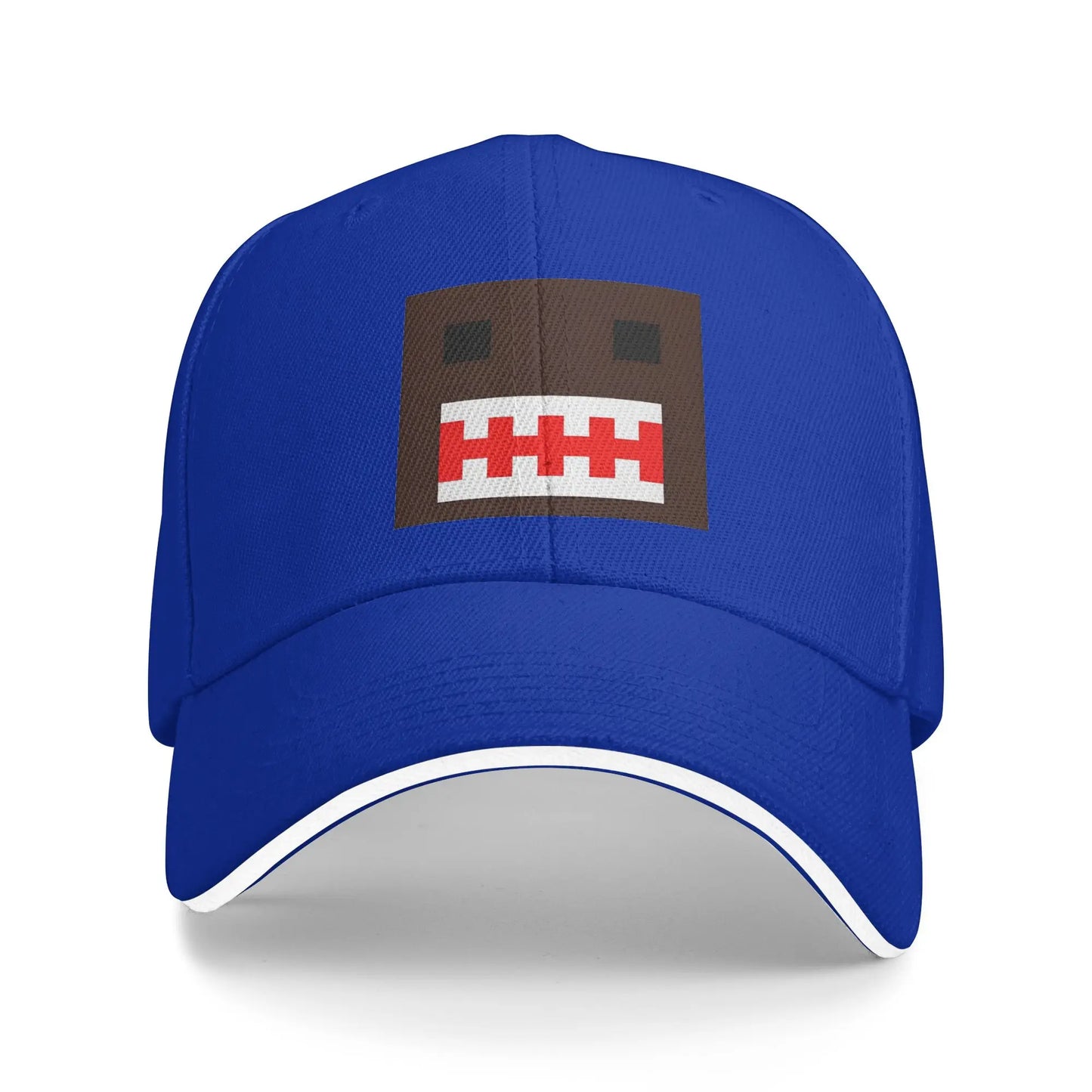 PIXEL Domo Kun Doll Face Sandwich Caps Men Women Hip-Hop,Baseball Caps Cute Funny Adjustable Fishing All seasons Hat