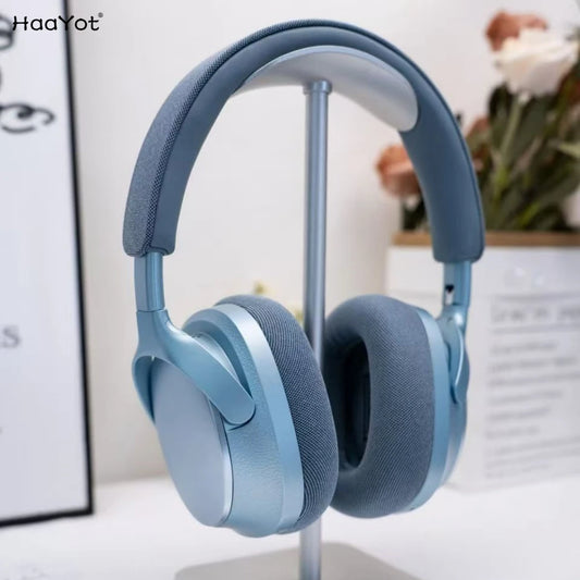 Casque sans fil supra-auriculaire, casque ANC adaptatif 58 dB avec 140 h d'autonomie, Bluetooth 6.0, double haut-parleur 4 fréquences, audio spatial