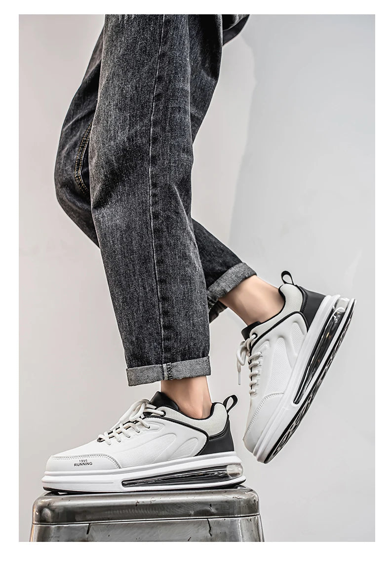 Air Cushion Men Sports Running Shoes Casual Breathable Lightweight Women's Comfortable Athletic Nonskid Walking Sneakers ﻿