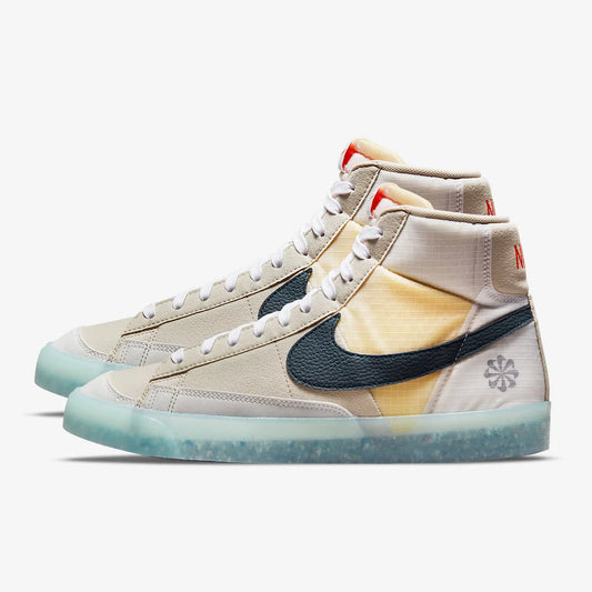 „Nike“ originalūs „Blazer“ vyriški ir moteriški aukšti klasikiniai „Jelly Bottom“ bateliai su guminiu padu DH4505-200
