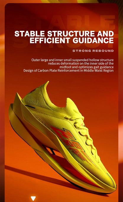 QIAODAN Feiying Plaid 3 Carbon Plate Men Running Shoes 2026 Marathon Racing Sneakers Rebound Cushion Athletic Shoes QDB023262290