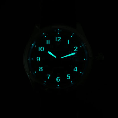 Militado ML08 Quartz Watch Ronda 515 Movement Domed Sapphire Wristwatch BGW9 Luminous 10Bar Waterproof 38mm Men Watches