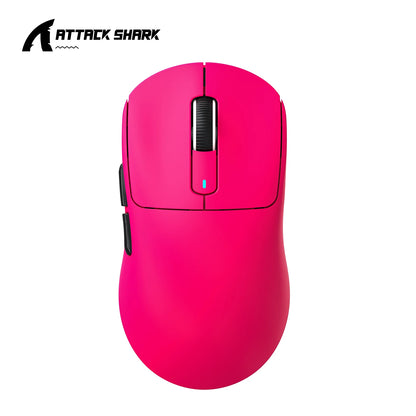 ATTACK SHARK X3 Three-mode Mouse 1K Hz, X3Pro Bluetooth Wireless Mouse 4K Hz Lightweight, PAW3395, 650IPS Mobile Speed