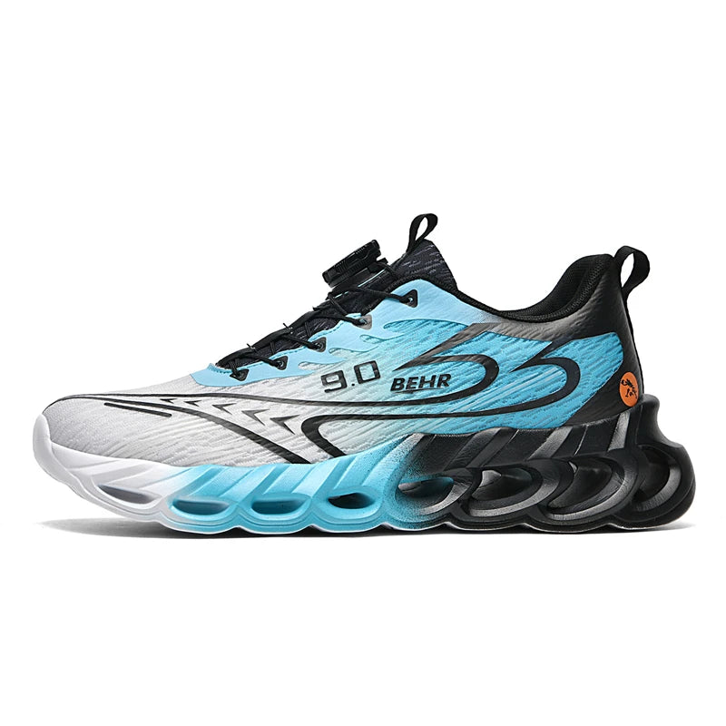 Sneakers unisex leggere con suola morbida e ammortizzante, scarpe da corsa professionali per l’allenamento, nuove scarpe da corsa per l’outdoor con fibbia girevole