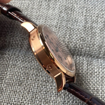 Avtomatska moška ura Multification z datumom, dnevom, mesecem in letom, mehanska moška ura iz 316L, polirano ohišje, indikator dan/noč, 42mm