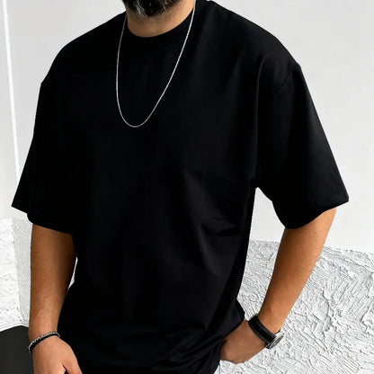 Sommer-Dragon Ball-T-shirt i 100 % bomuld med print af Goku i alle former – oversized gym- og streetwear-T-shirt i retrostil til voksne og børn