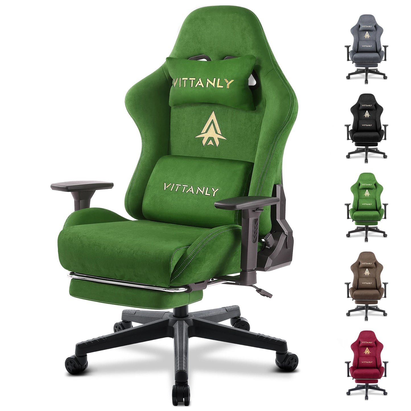 Kitinjoy High Quality Gaming Chair With Footrest Support Height Adjustable For Unisex Comfortable Office Chair Computer Chair