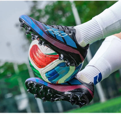Nouvelles chaussures de football pour hommes, chaussures de sport antidérapantes pour terrain en gazon, baskets professionnelles, chaussures d'entraînement pour activités sportives en extérieur, chaussures de match, modè