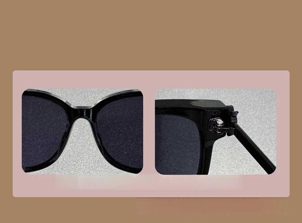New Korean Style Square and Round Frame Casual Commuting Fashion Sunglasses for Women DS-8235