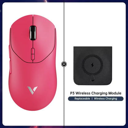 Rapoo VT2 MAX Wireless E-sports Gaming Mouse with 8K Polling Rate Optical Sensor Ergonomic Design 53g Lightweight for PC Laptop