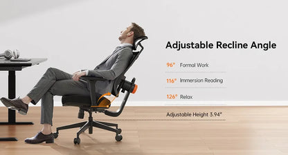 NEWTRAL MAGICH003 Ergonomic Office Chair, Adaptive Lower Back Support Gamer Chair, Adjustable Headrest Seat Depth Office Chair