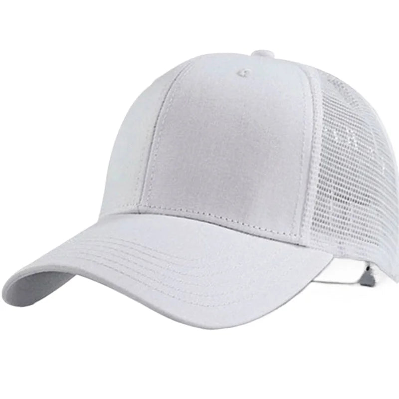 65-70cm Large Size Mesh Baseball Cap, Big Head Circumference Hat Summer Men's Breathable Sun Hats
