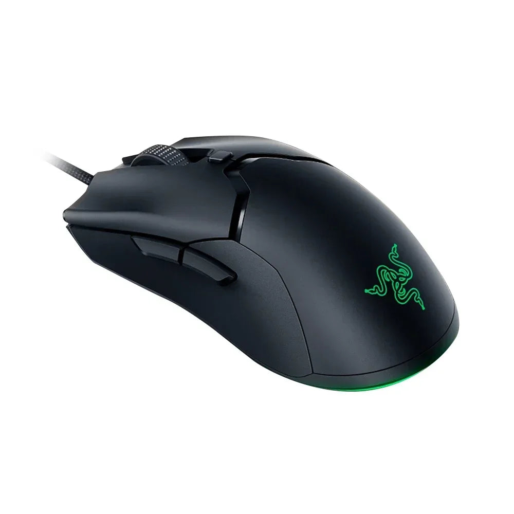 Razer NEW YEAR GIFT Thunder Snake Viper Mini Computer Esports Cable Gaming Mouse Laptop RGB Light, Small Hand Mouse
